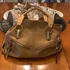 b. makowsky Leather Handbag